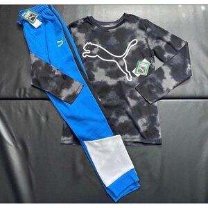 NWT Puma Jogger & Long Sleeve Tee Set Boys Youth Size XL